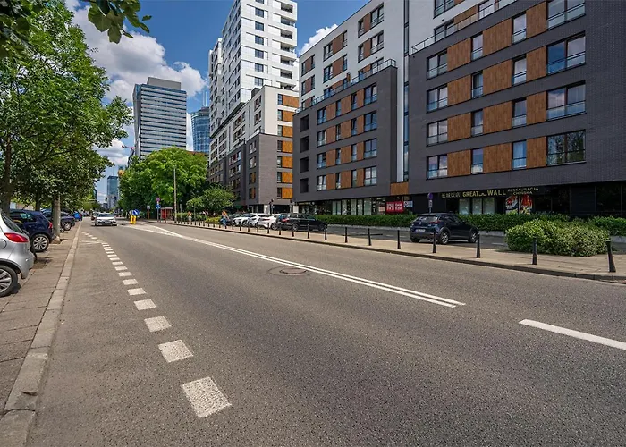 Lejlighed 8th Floor Downtown N2 - Parking, View, Balcony - By Rentujemy Warszawa